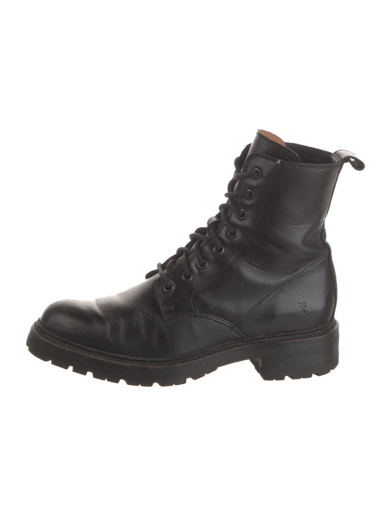 Frye Leather Combat Boots