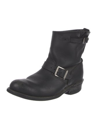 Frye Leather Moto Boots