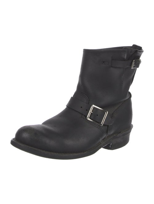 Frye Leather Moto Boots