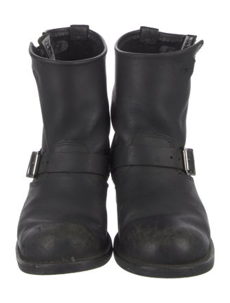 Frye Leather Moto Boots