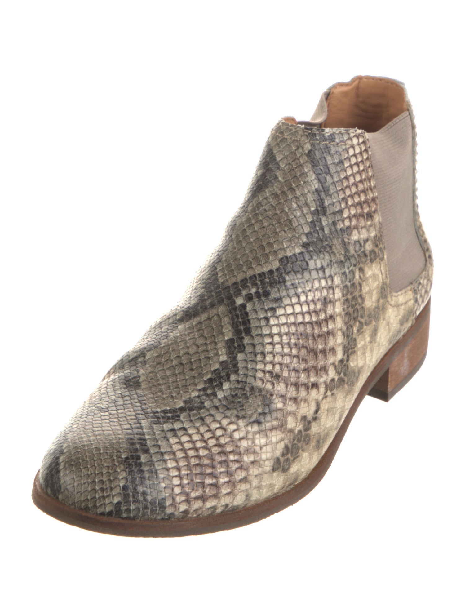 Frye Leather Animal Print Oxfords