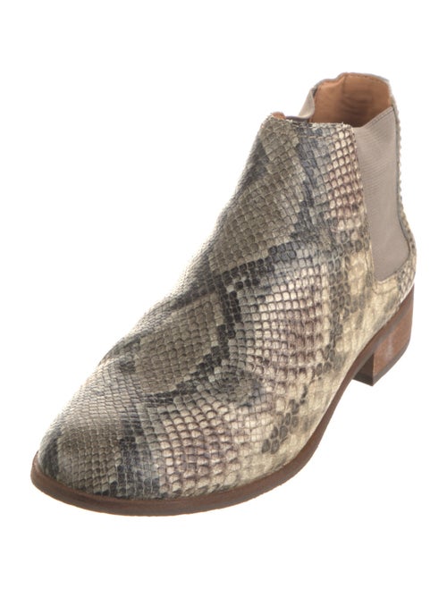 Frye Leather Animal Print Oxfords