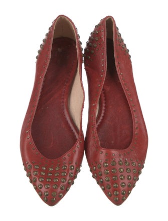 Frye Leather Printed Ballet Flats