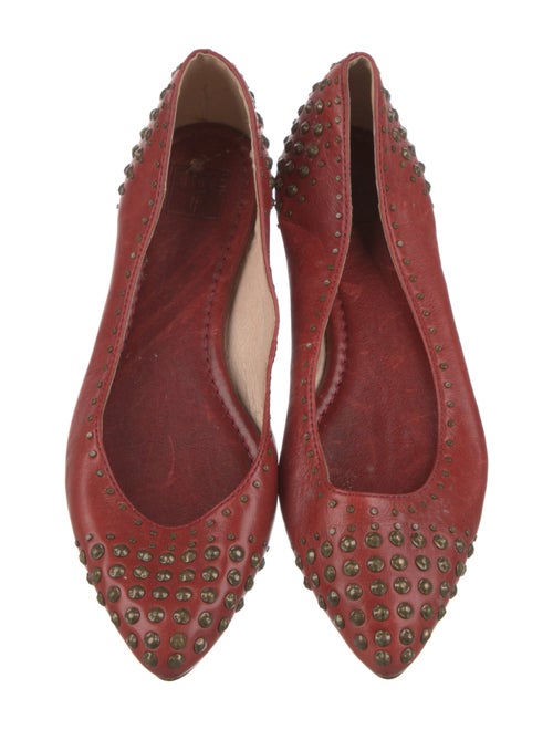 Frye Leather Printed Ballet Flats