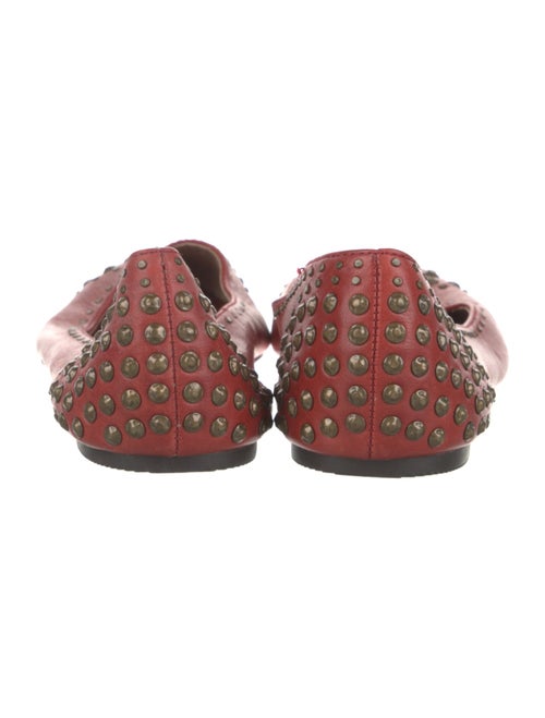 Frye Leather Printed Ballet Flats