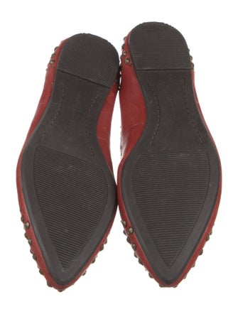 Frye Leather Printed Ballet Flats