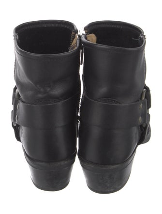 Frye Leather Moto Boots