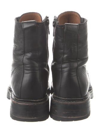 Frye Leather Combat Boots