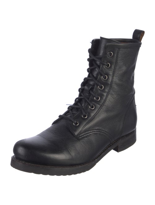 Frye Leather Combat Boots