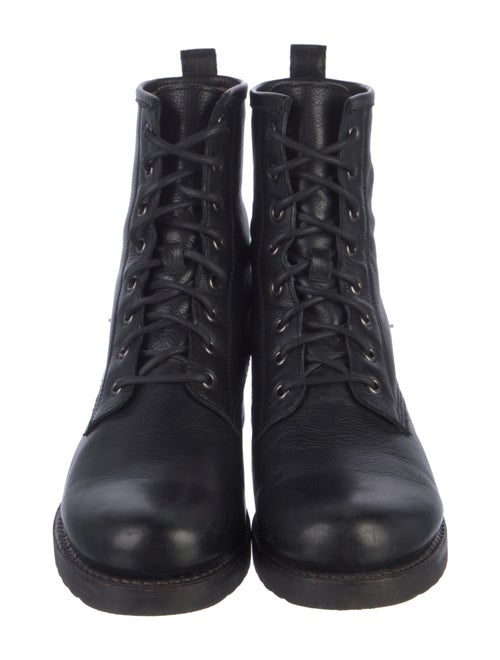 Frye Leather Combat Boots