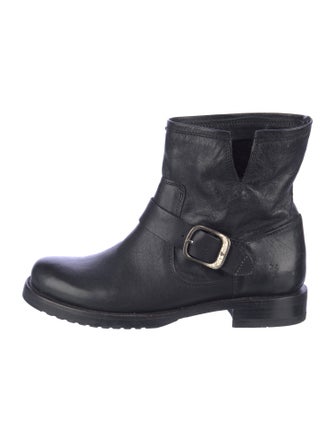 Frye Leather Moto Boots