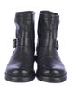 Frye Leather Moto Boots