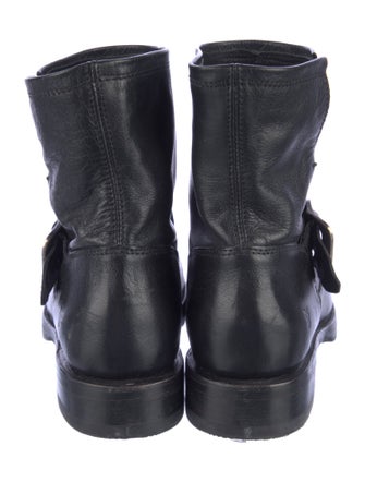 Frye Leather Moto Boots