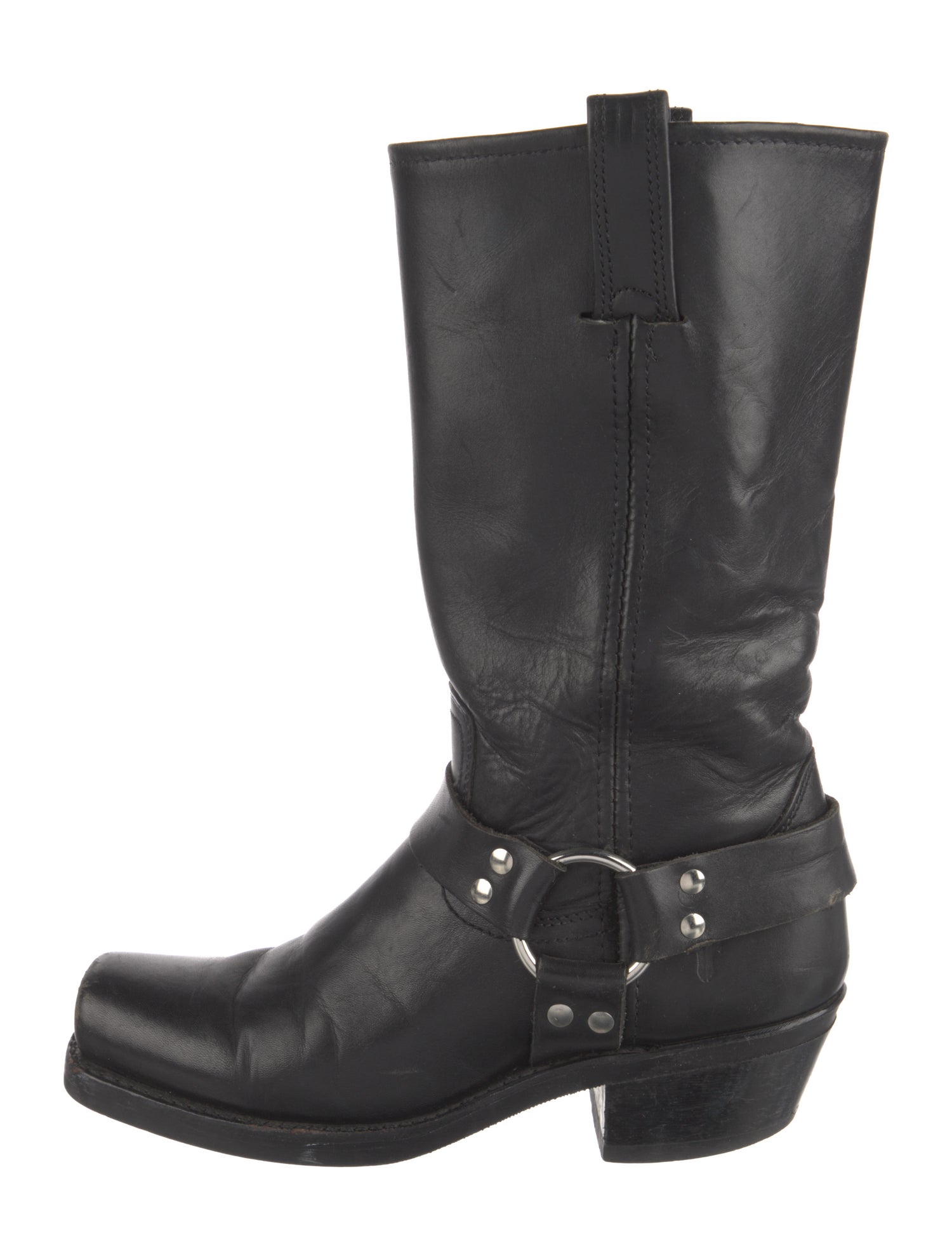 Frye Leather Moto Boots