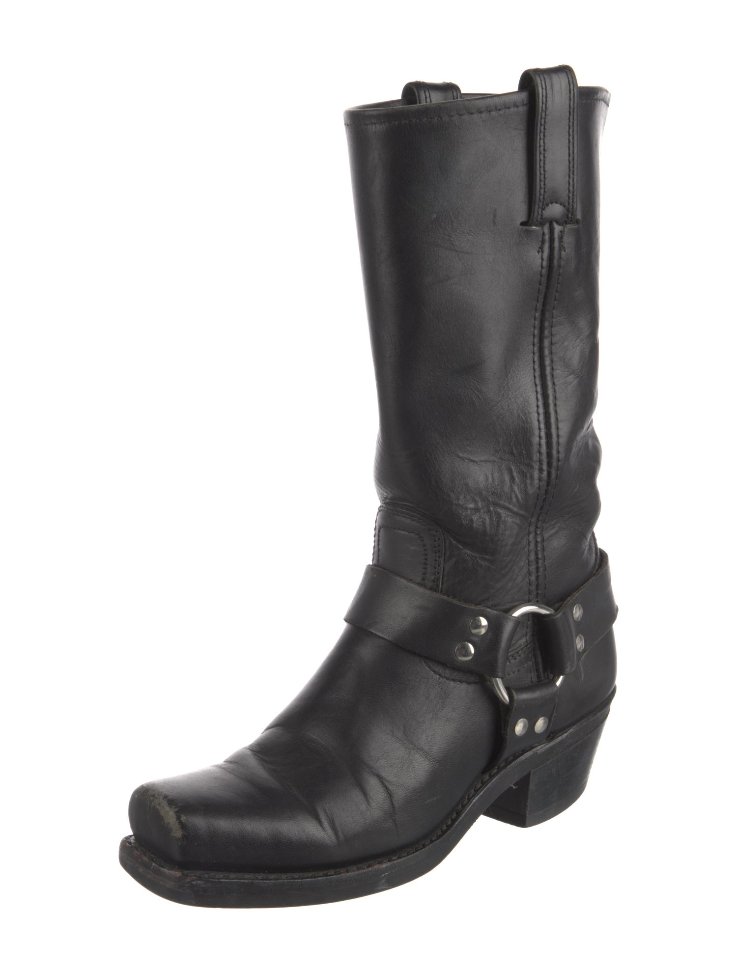 Frye Leather Moto Boots