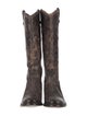 Frye Leather Printed Riding Boots