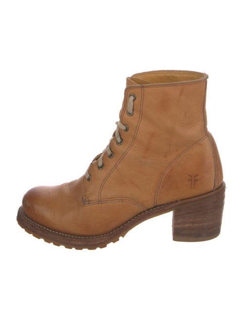 Frye Leather Combat Boots