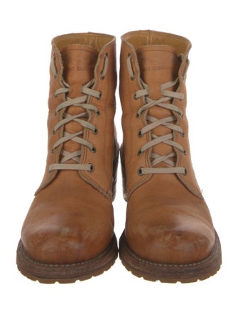 Frye Leather Combat Boots