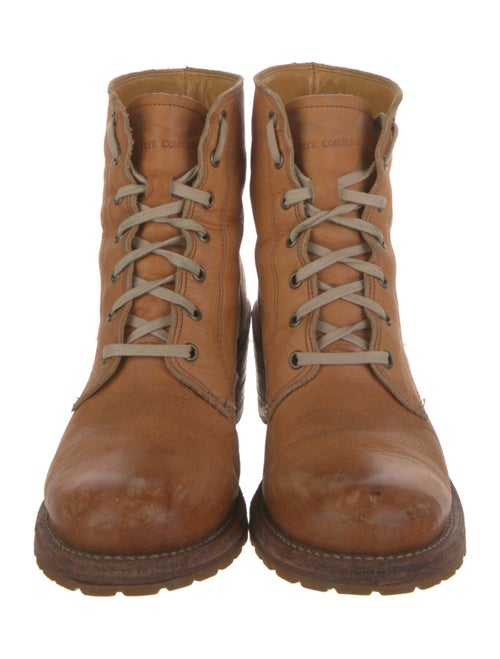 Frye Leather Combat Boots