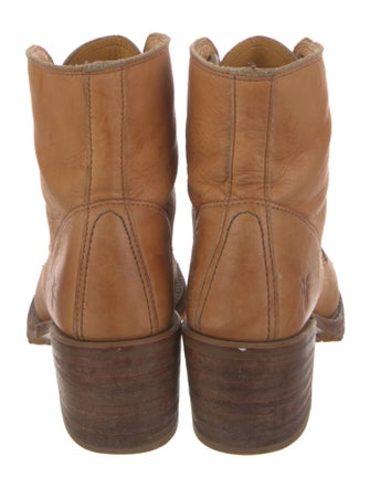 Frye Leather Combat Boots