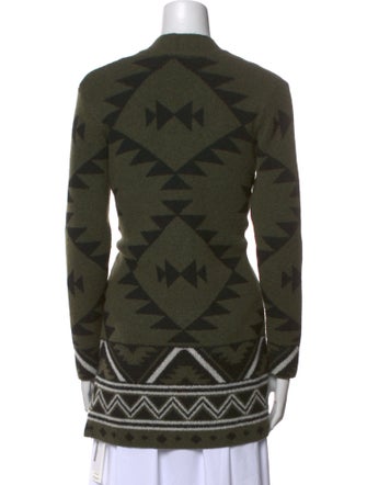 Frye Printed V-Neck Sweater