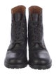 Frye Leather Combat Boots