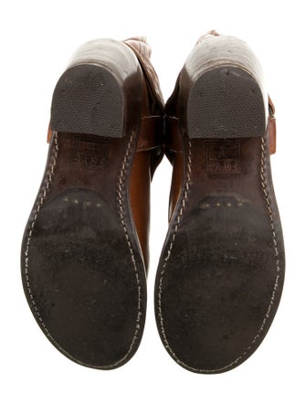 Frye Leather Studded Accents Riding Boots