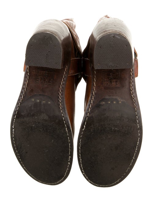 Frye Leather Studded Accents Riding Boots