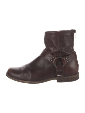 Frye Leather Moto Boots