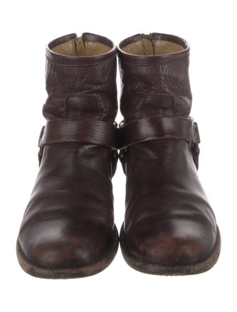 Frye Leather Moto Boots