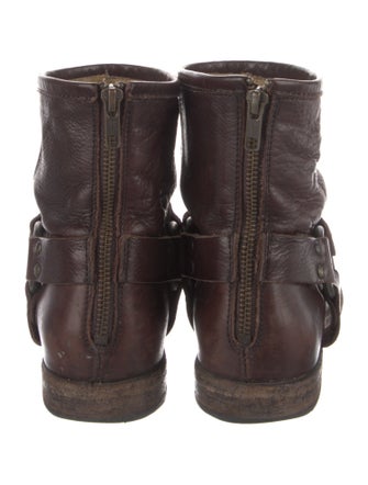 Frye Leather Moto Boots