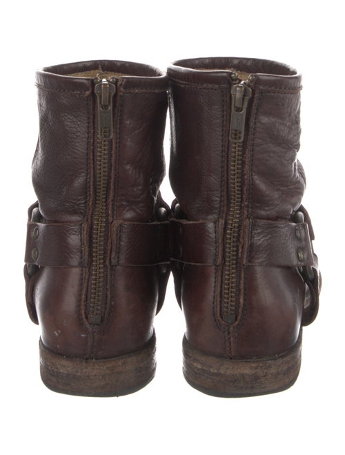 Frye Leather Moto Boots