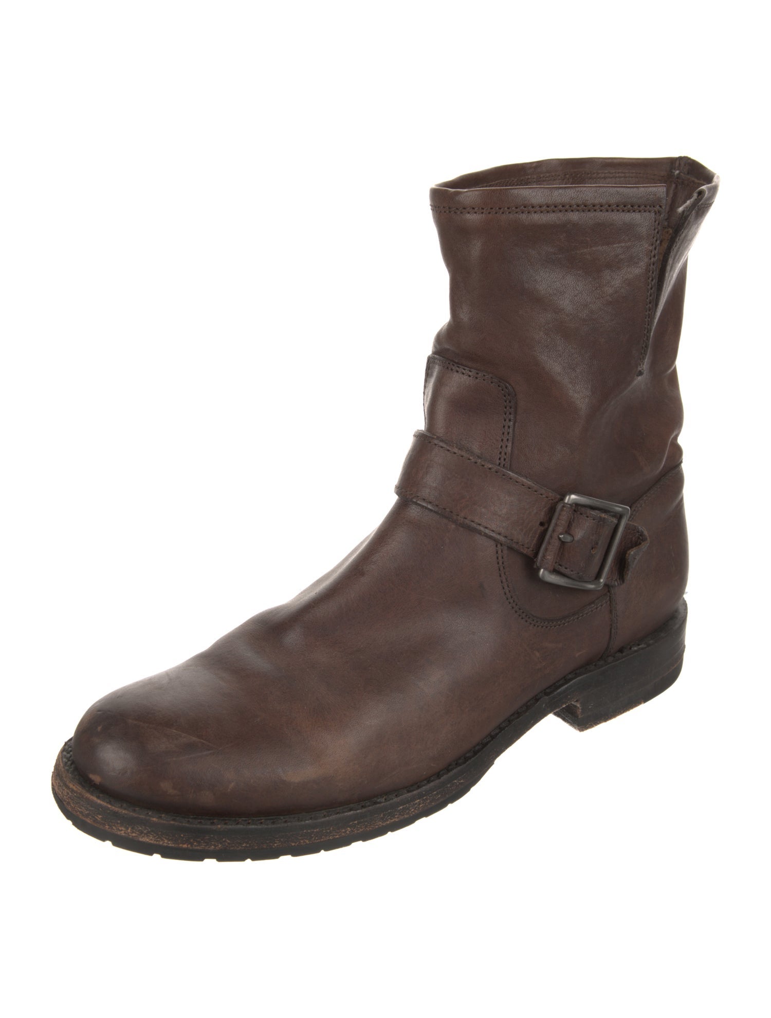 Frye Leather Moto Boots