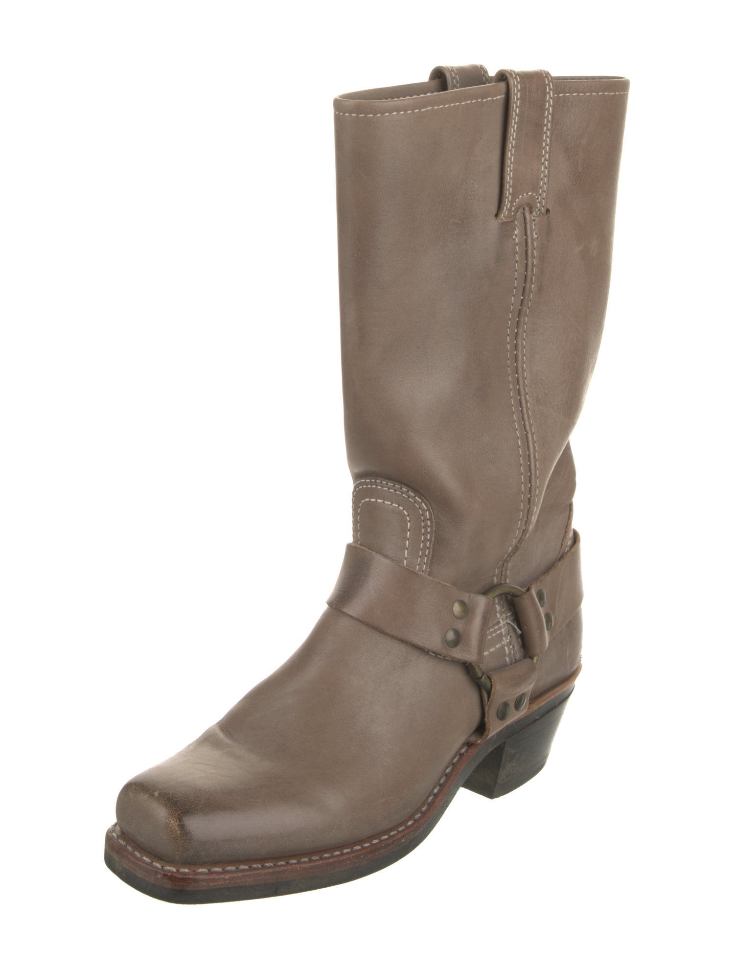 Frye Leather Moto Boots