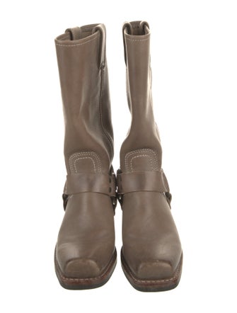 Frye Leather Moto Boots