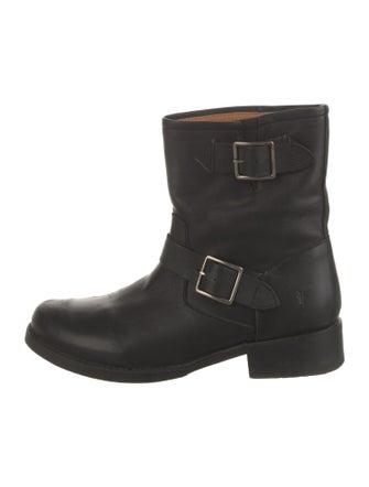 Frye Leather Moto Boots