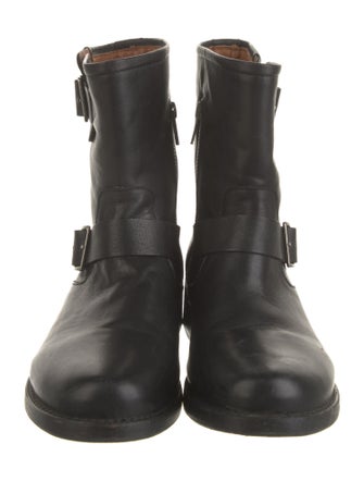 Frye Leather Moto Boots