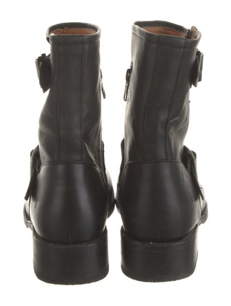 Frye Leather Moto Boots