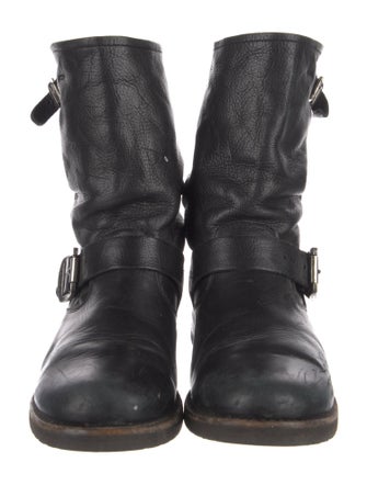 Frye Leather Moto Boots