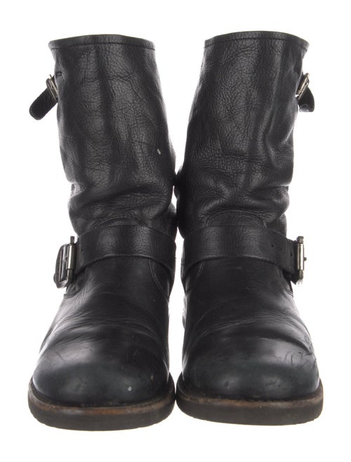 Frye Leather Moto Boots