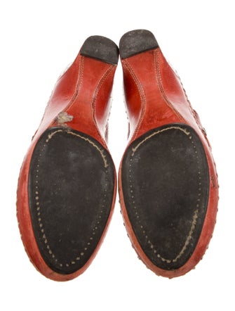 Frye Leather Whipstitch Trim Mules