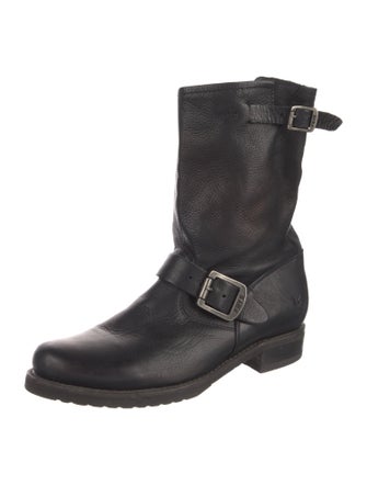 Frye Leather Moto Boots