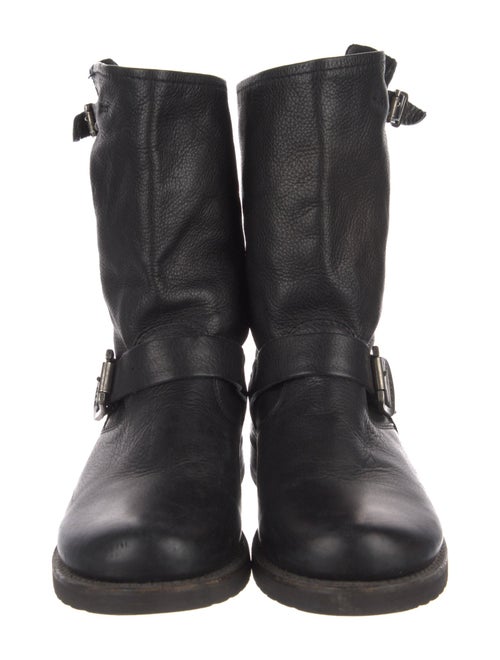 Frye Leather Moto Boots