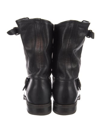 Frye Leather Moto Boots