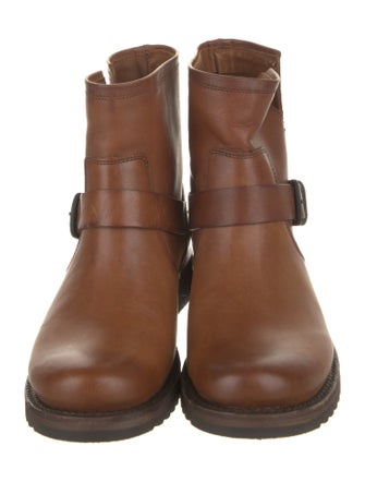 Frye Leather Moto Boots