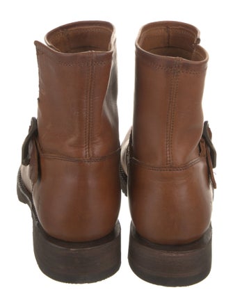 Frye Leather Moto Boots
