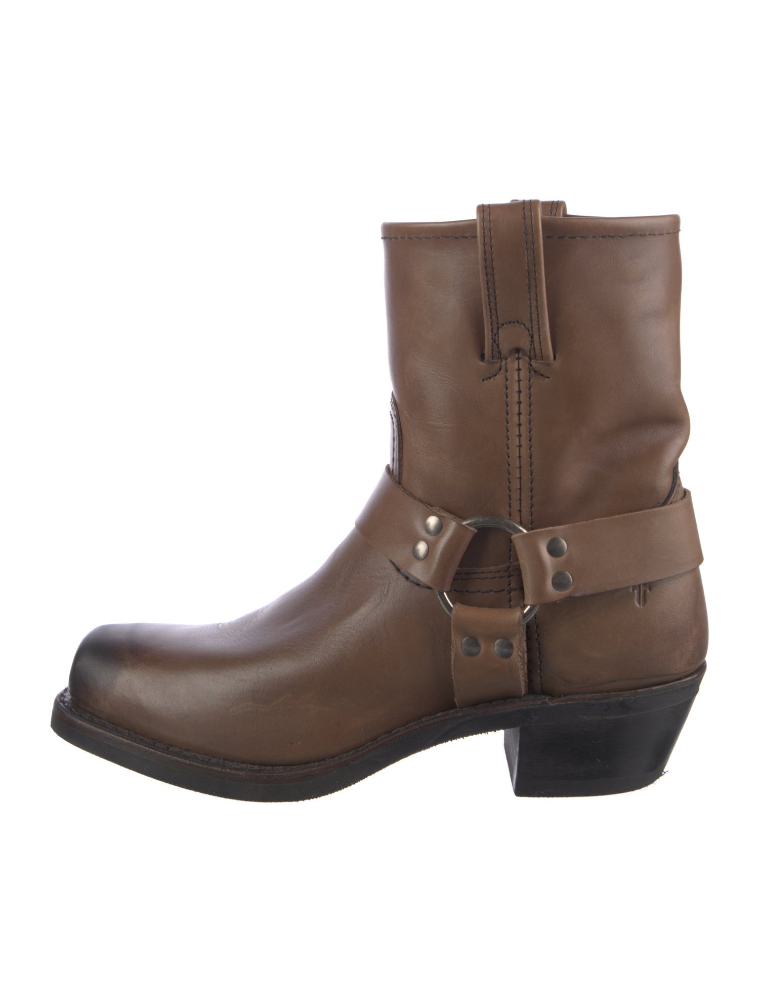 Frye Leather Moto Boots