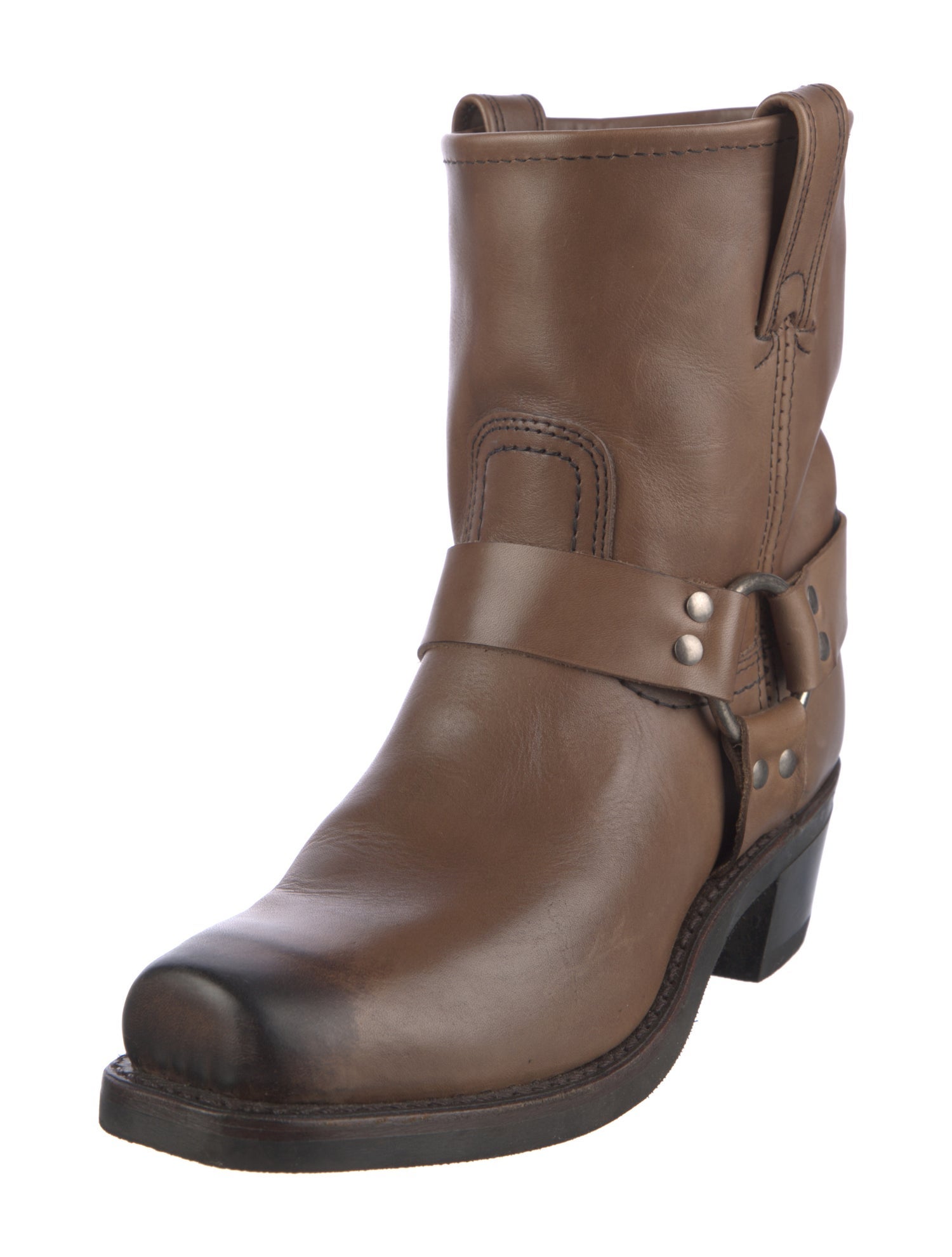 Frye Leather Moto Boots
