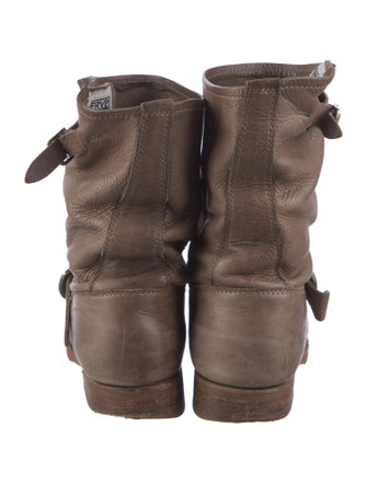 Frye Leather Moto Boots