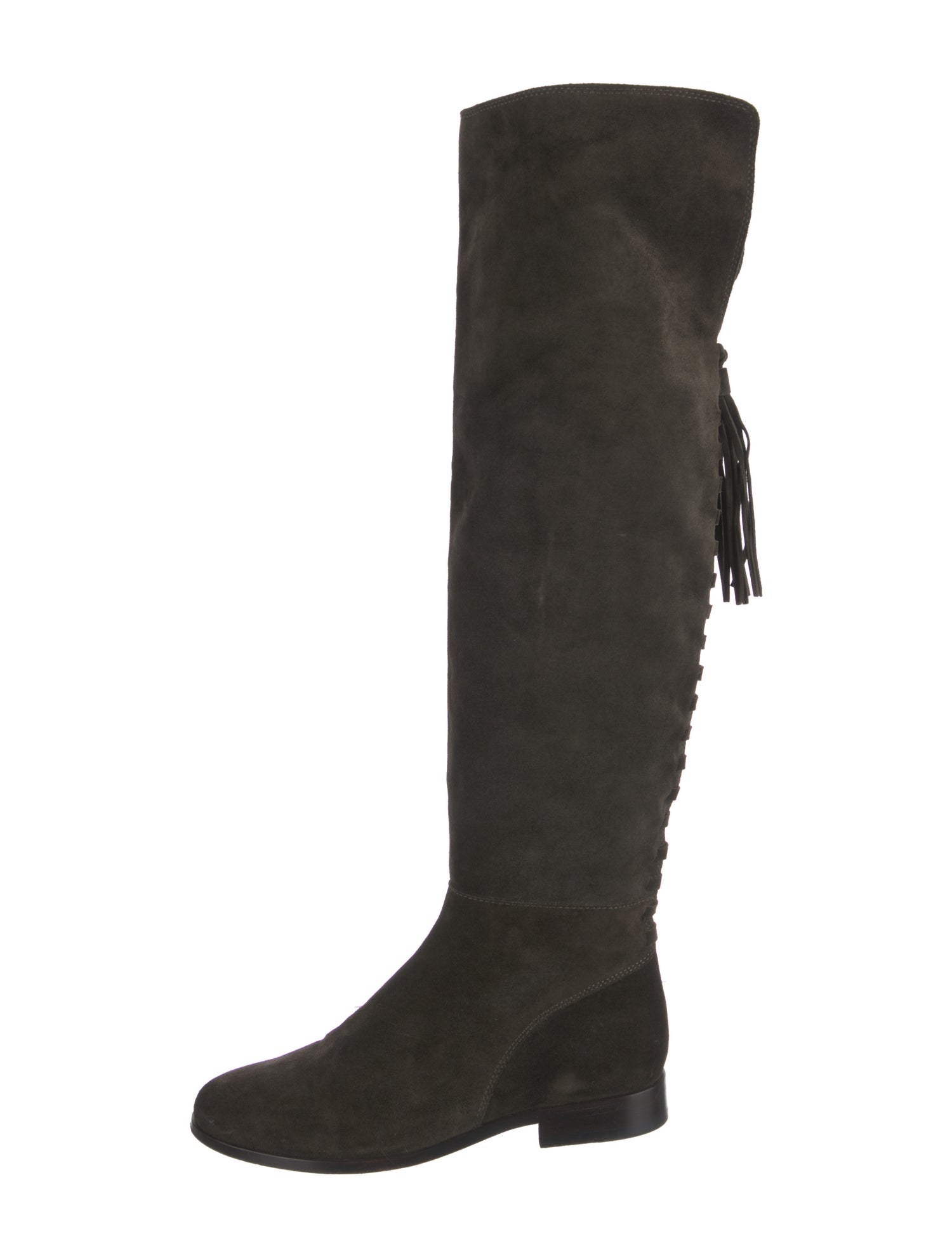 Frye Suede Tassel Accents Boots